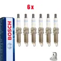 6x Bosch FR7NPP332 0242236510 Zündkerze Ersetzt NGK PLZFR6A11S für BMW E90 E60