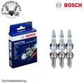 BOSCH 6x Zündkerzen für BMW MITSUBISHI OPEL SAAB passend für Subaru