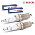2X BOSCH 0 242 236 510 ZÜNDKERZEN FÜR BMW 3ER 1ER 5ER X3 SAAB 9-3 OPEL INSIGNIA