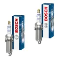2x BOSCH Zündkerze Doppelplatin für BMW 3er E90 325i Subaru Impreza Schrägheck