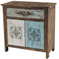 Mendler Kommode Funchal Schubladenkommode Schrank Shabby-Look, Vintage, 84x80x40cm ~ Variantenangebot 34495