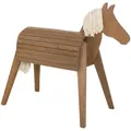 Roba Holzpferd Outdoor, Teak, Holz, 64x123x151 cm, Spielzeug, Holzspielzeug