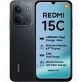 Xiaomi Redmi 15C 4G Smartphone 128GB 4GB RAM midnight black 6000mAh Dual-Kamera