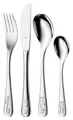 WMF Safari Kinderbesteck-Set Besteckset 4-teilig mit Tiermotiven Edelstahl