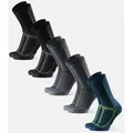 LONG DISTANCE RUNNING CREW SOCKEN - 5-Pack - Schwarz | Grau | Marine - 43-47