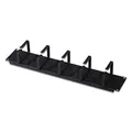 DIGITUS Kabel-Rangierpanel - 2HE - 5 Führungsbügel 88.5 x 60 mm - 19-Zoll - Für Netzwerkschränke & Netzwerkkabel - Schwarz