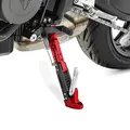 Motorrad Seitenständer Universal Höhenverstellbar Aluminium Tourtecs rot