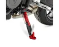 Tourtecs Motorrad-Seitenständer Motorrad Seitenständer Universal Höhenverstellbar Aluminium # rot