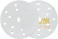 INDASA Rhynogrip White Line Scheiben D150 15 Loch - Excenter Schleifscheiben 150mm - Klett Scheibe - Profi Schleifpapier