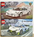 LEGO SPEED CHAMPIONS Lamborghini Countach 76908 + 76900 Koenigsegg Jesko Autos