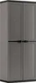 Kunststoffschrank Jolly 68 cm x 166 cm x 39 cm Dunkelgrau,