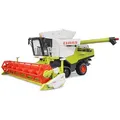 bruder Landwirtschaftsfahrzeug Claas Lexion 780, Mähdrescher mit abnehmbarem Schneidwerk & Hänger, Maßstab 1:16