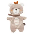 Fehn Knister Teddybär – Activity Baby Raschel Spielzeug aus Baumwolle – zum Greifen und Spielen – Rascheltier Babyspielzeug – Optimal als Motorikspielzeug für Babys und Kleinkinder ab 0+ Monaten