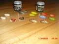 LEGO BIONICLE:  8580   Kraata,  2 x Dose gesamt 12 Stück, 2 x Sticker