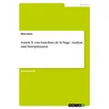 Sonett X von Garcilaso de la Vega - Analyse und Interpretation von Nina Stein / GRIN Verlag / Taschenbuch