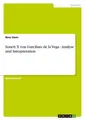 Sonett X von Garcilaso de la Vega - Analyse und Interpretation Nina Stein