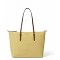 Lauren Ralph Lauren für Damen. 431916737046 Keaton mittelgroße Nylon Tragetasche aus gelbem Nylon (OSFA), Lässig