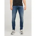 Jack & Jones Slim-fit-Jeans JJIGLENN – Jeans mit Stretch, niedriger Leibhöhe und Taschen Baumwollmischung, slim fit blau 32