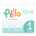 Pillo Windeln Größe 1 Newborn 2-5 Kg