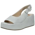 Högl Sandalen Veloursleder Keilsandalette blau 37,5 EU