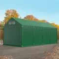 Lagerzelt 4x8m Zelthalle Weidezelt mit Bodenrahmen XXL PVC 800 N dunkelgrün NEU