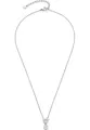 LEONARDO Damen-Kette Edelstahl Zirkonia One Size, Silber 32031532