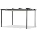 Leco Pergola 4 m x 3 m Lichtgrau
