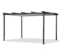 Leco Pergola - 400x293x225cm - anthrazit - Aluminium / Stahl / Polyester