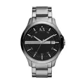 Herrenuhr ARMANI EXCHANGE HAMPTON AX2103 Edelstahl Schwarz NEW