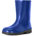 Ladeheid Gummistiefel Kinder Hohe wasserdichte Regenstiefel für Jungen und Mädchen LA-939 (Blau-2, 23 EU)