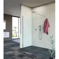 VIGOUR V3 Duschabtrennung freistehend 120 x 200 cm ESG-Glas klar PflegeCare, chrom matt