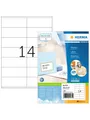 HERMA PREMIUM Etiketten A4, 105 x 41 mm, weiß, permanent haftend