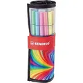 Stabilo-Pen 68 Rollerset 25er Arty Edition Klett-und Reissverschluss
