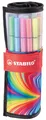 STABILO Fasermaler Pen 68 25er Rollerset ARTY Edition