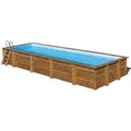 Gre Echtholzpool Mint Rechteckig 1.010 x 418 x 146 cm