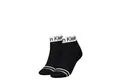 Calvin Klein Jeans Kurzsocken CK WOMEN QUARTER 2P LOGO WELT (2 Paar) Coolmax-Garn, Einheitsgröße passend von 37-41