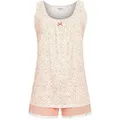 Ringella Pyjama Shorty mit Spitzenbesatz 'Lingerie' 3261328, Hell rot 40
