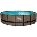 Ambia Garden Pool Pgp4E01852B, Teak, Kunststoff, 132 cm, Freizeit, Pools und Wasserspaß, Pools