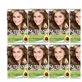 8 x Garnier Nutrisse Ultra Crème Dauerhafte Haarfarbe 6 Karamell Dunkelblond