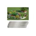 Rasenkante 30m 100x18cm verzinkt Beeteinfassung Beetumrandung Mähkante Metall Palisade