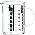WMF Messbecher 1,0l Skalierung 4 Masseinheiten Gourmet hitzebeständiges Glas (1000 ml) (06.0597.2000)