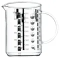 WMF Gourmet Messbecher Messkanne mit Skalierung Hitzebeständig Glas 1,0 Liter