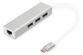 Digitus USB Typ C 3-Port Hub + Gigabit Ethernet