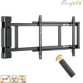 EasyLife - TV Wandhalterung elektrisch schwenkbar, 32-75 Zoll, VESA bis 600x400 (schwarz) - Schwarz