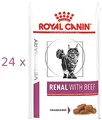 24 x 85g Royal Canin Feline RENAL RIND (€ 20,07/kg) in Soße Katzenfutter BEEF