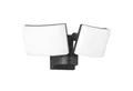 Oktaplex lighting LED Außen-Wandleuchte Cali Dos LED Strahler IP65 dreh- und schwenkbar 2 Leuchtkörper, Drehbar, Schwenkbar, inklusive Leuchtmittel, warmweiß, 3000K 3200lm Außenleuchte 40W anthrazit