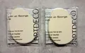 👉ARTDECO - 2 Stück Make up Sponge oval/Schwamm - 6086 - NEU/OVP 👈