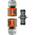 Gardena Kupplungs-Satz 13mm 1/2 2x 18215 + 931 - Grau/Orange/Silber