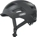 ABUS Stadthelm Hyban 2.0 - Fahrradhelm mit Rücklicht, ABS-Hartschale, guter Passform - für Damen und Herren - Titan (gräulich), Größe M (52-58... - Grau