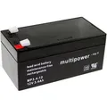 Multipower AGM-Batterie MP3,4-12, 12 V, 3,4 Ah, Faston 4,8 mm Anschluss, mit VdS-Zulassung
